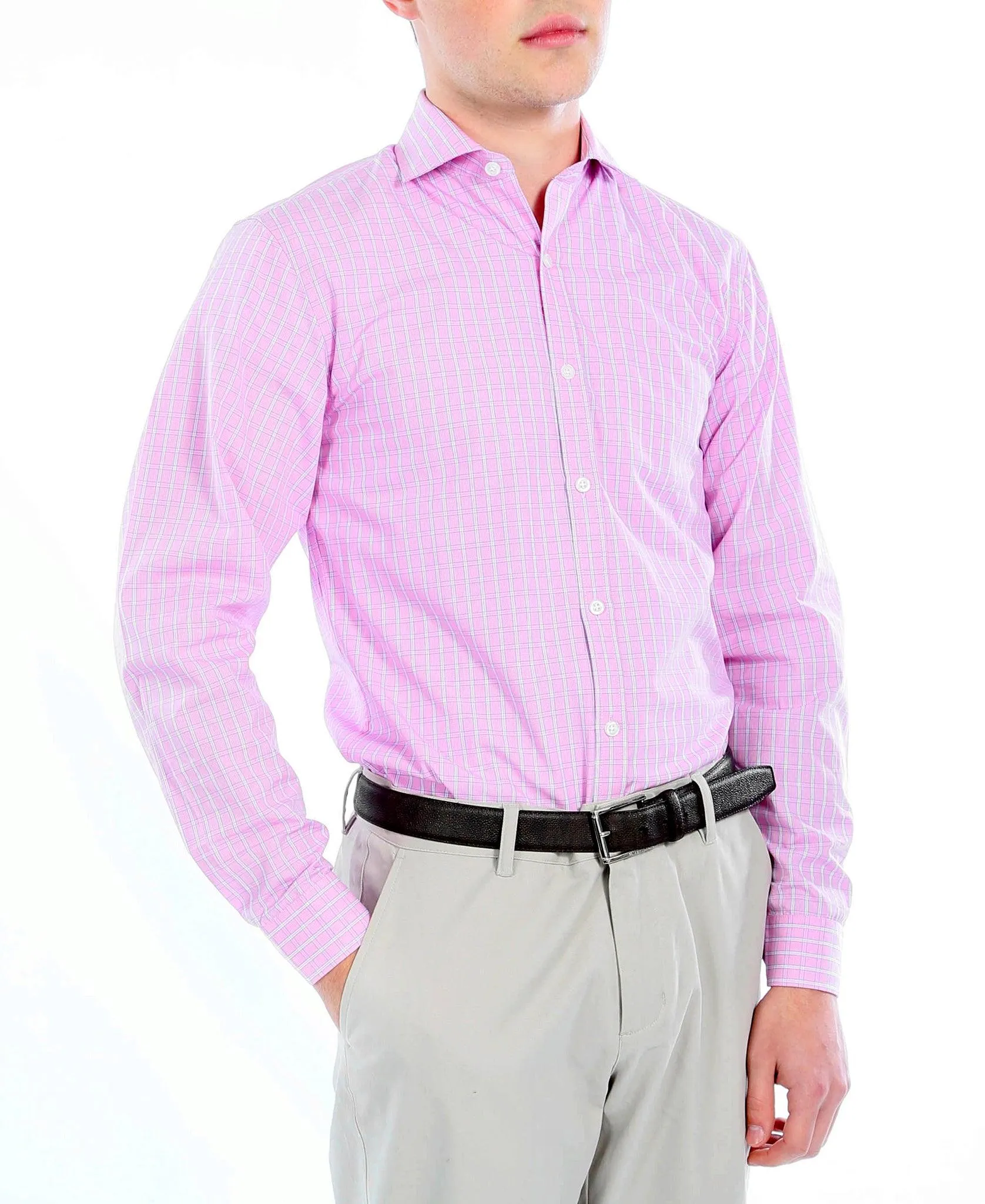 The Henley Slim Fit Cotton Dress Shirt