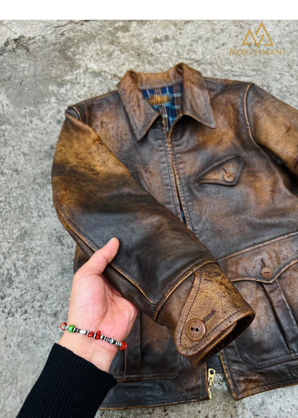 THE NEWSBOY LEATHER JACKET