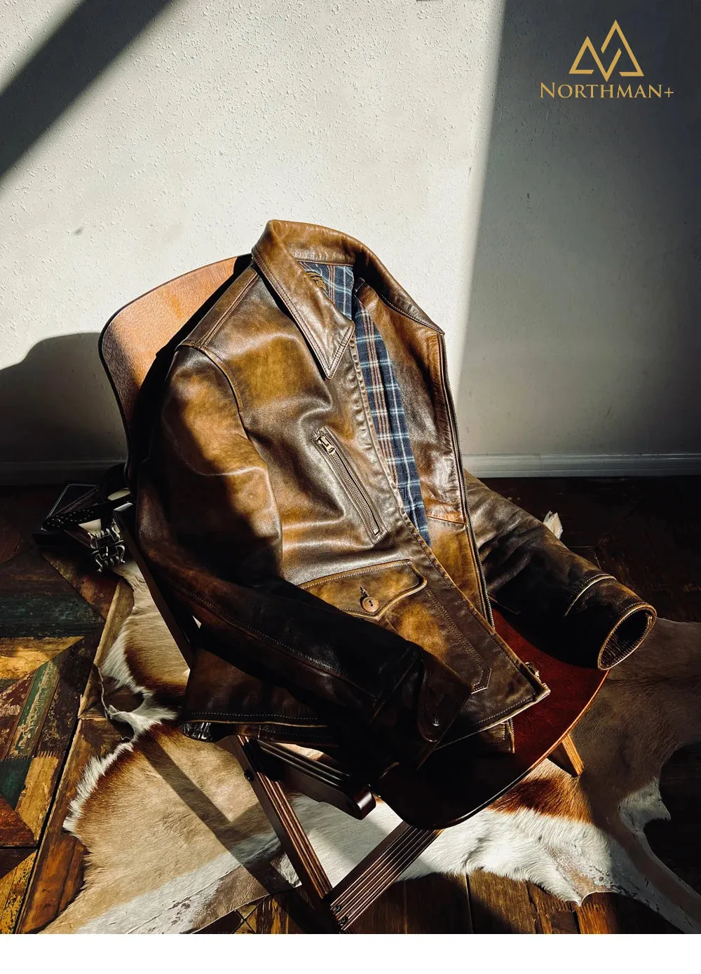 THE NEWSBOY LEATHER JACKET