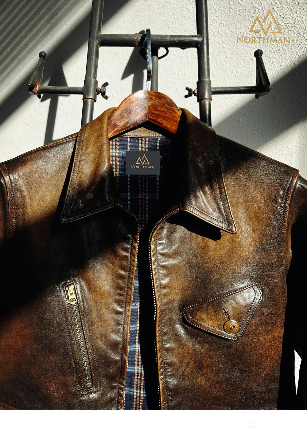 THE NEWSBOY LEATHER JACKET