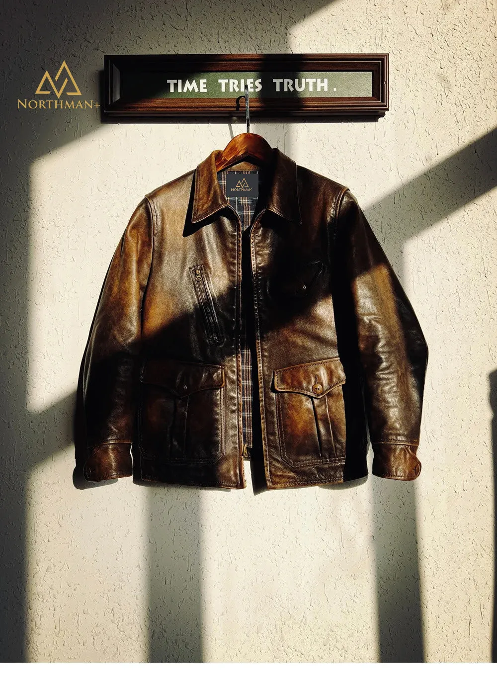 THE NEWSBOY LEATHER JACKET