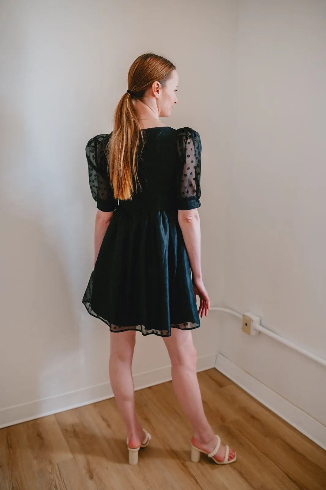 The Sofia Mini Dress - Black