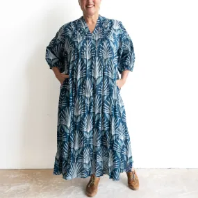 The Wanderer Tunic Dress - Indigo Echo