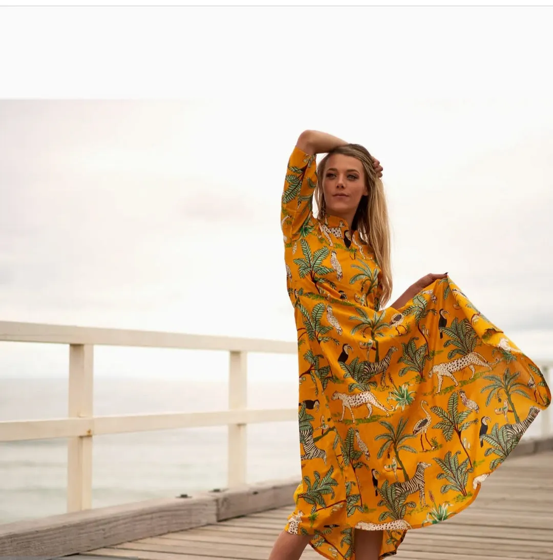 Umbrella boho dress