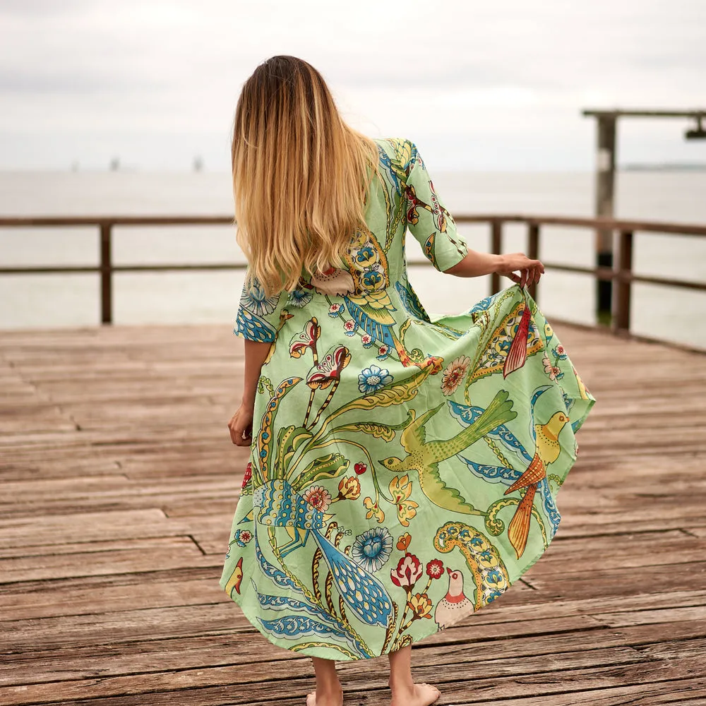 Umbrella boho dress