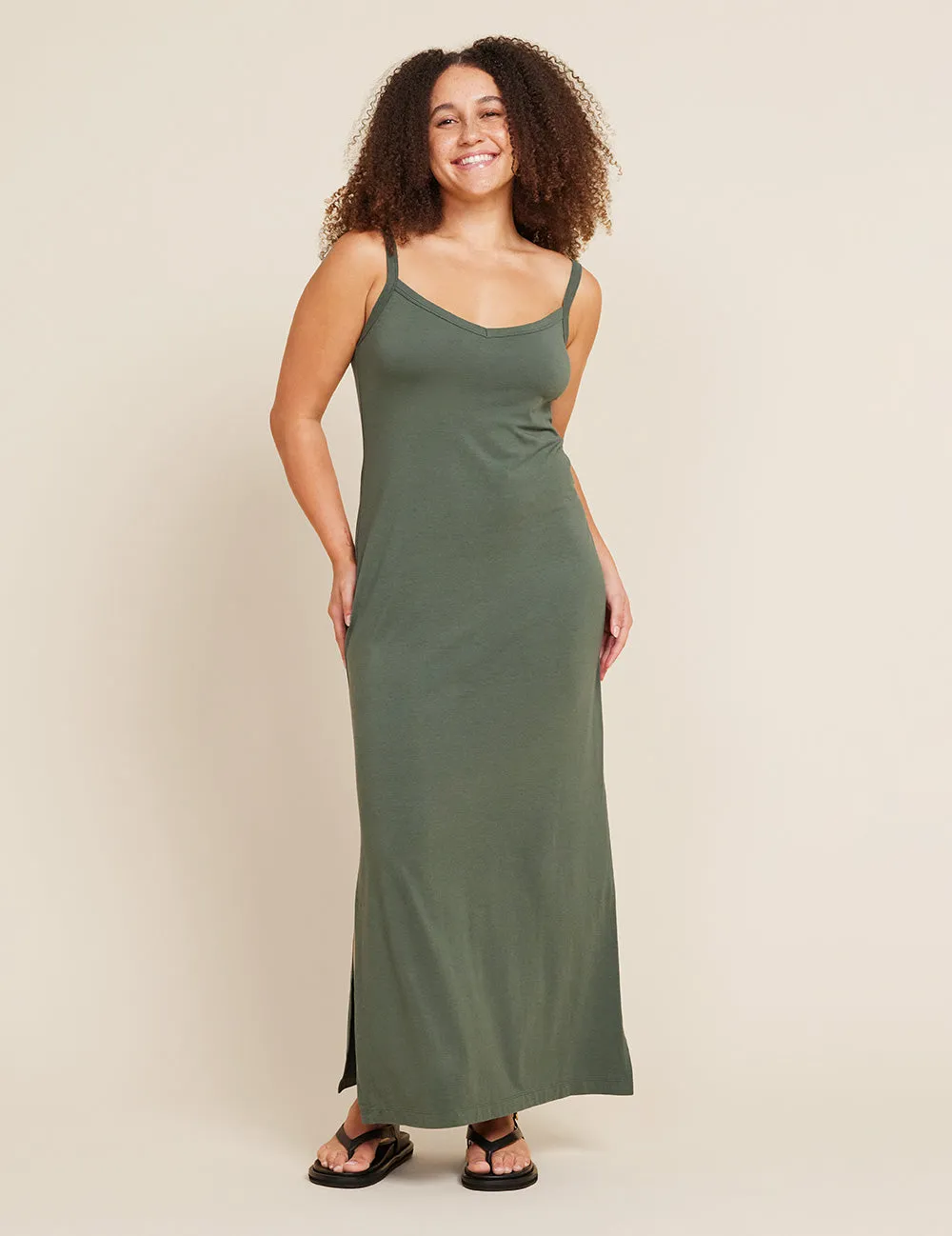 V-Neck Slip Dress