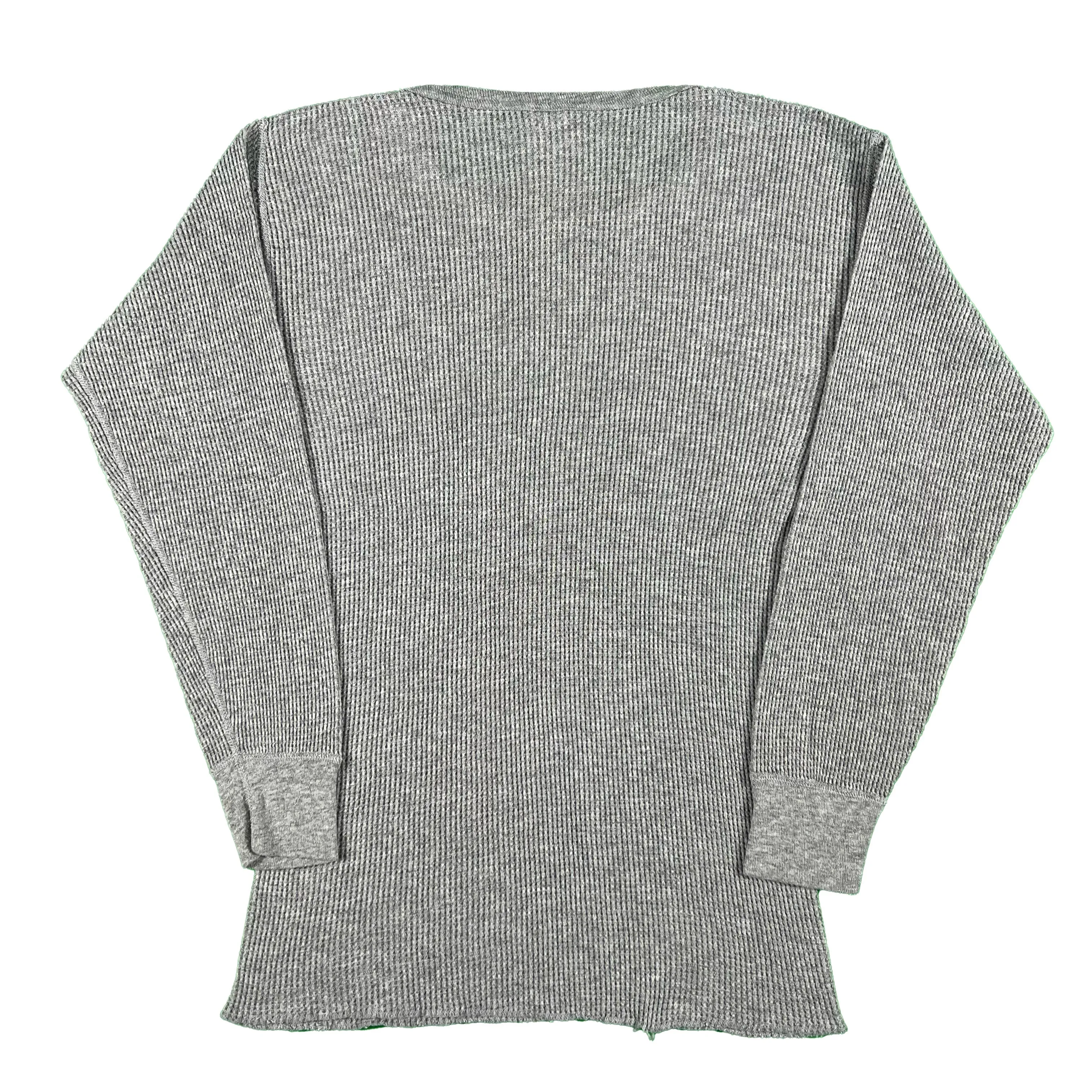 Vintage Grey Waffle Knit Thermal- SELECT SHIRT