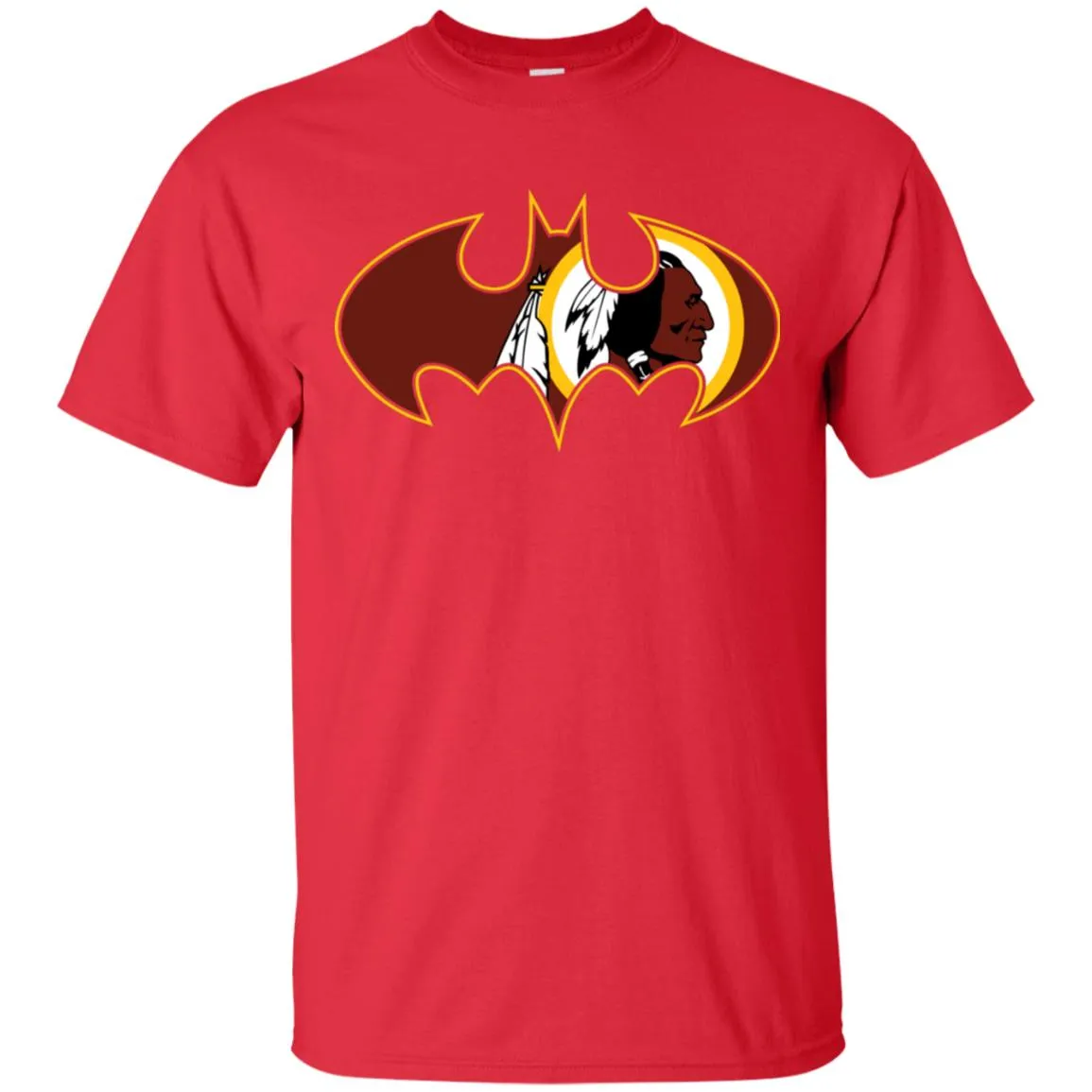 We Are The Washington Redskins Batman Nfl Mashup Men Cotton T-Shirt