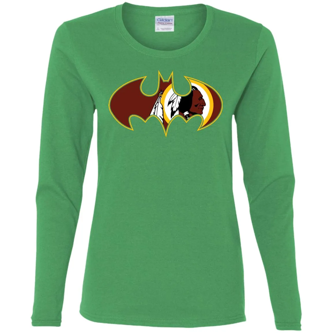 We Are The Washington Redskins Batman Nfl Mashup Women Long Sleeve Shirt