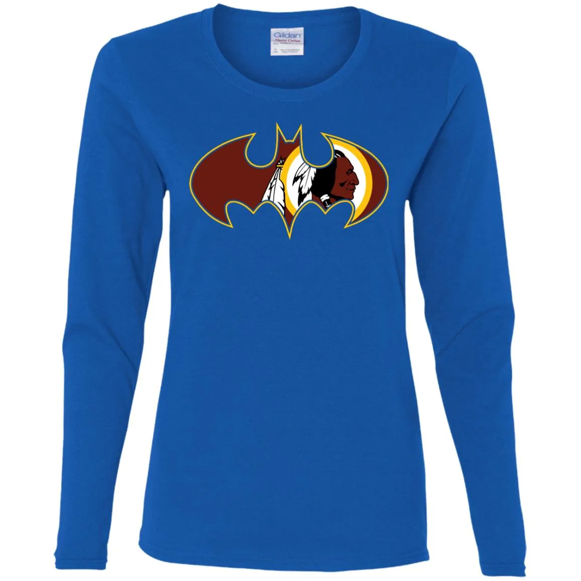 We Are The Washington Redskins Batman Nfl Mashup Women Long Sleeve Shirt