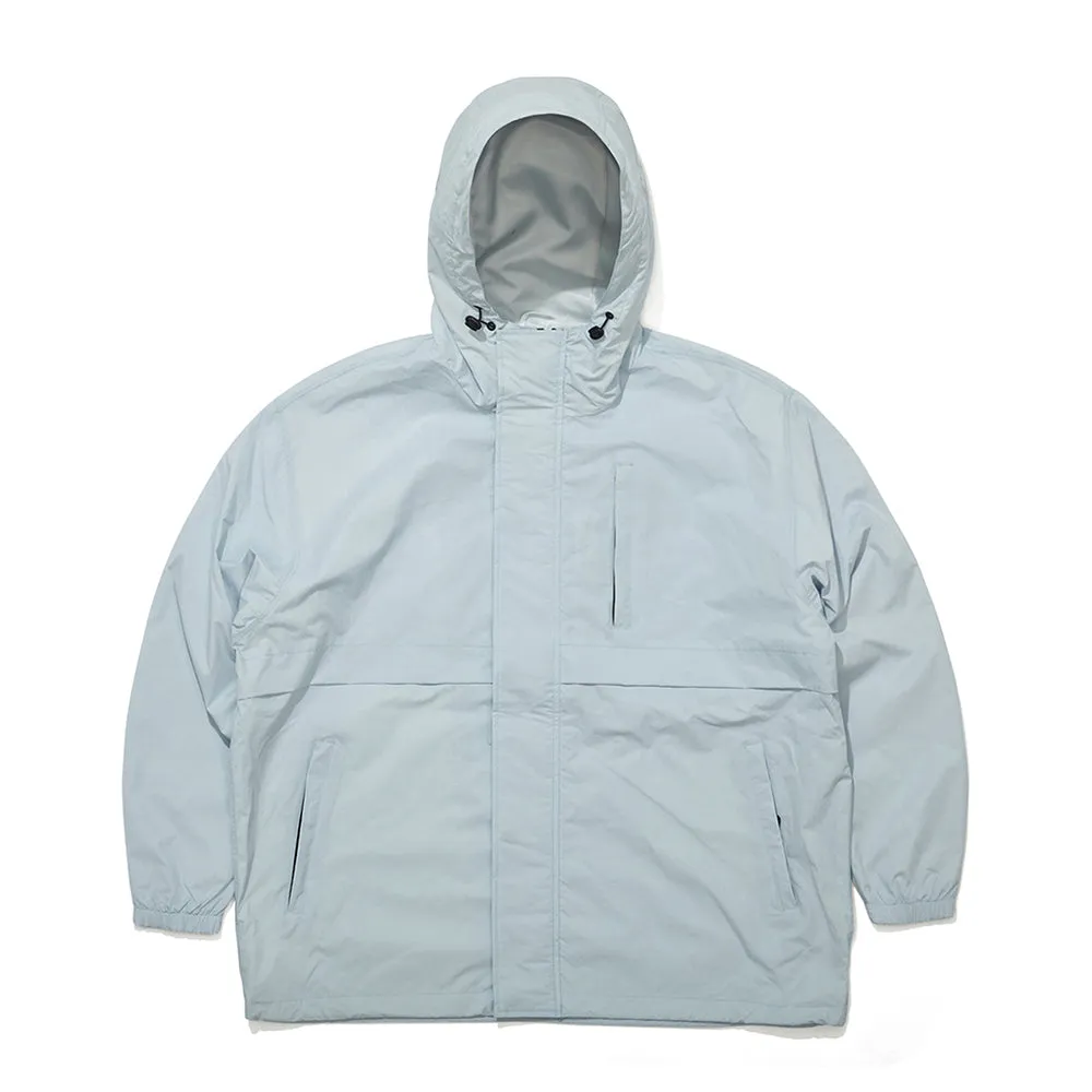 WIDE HOODED JACKET SKY