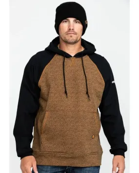 WRANGLER - FR Flame Resistant Hooded Sweatshirt, Black and Brown