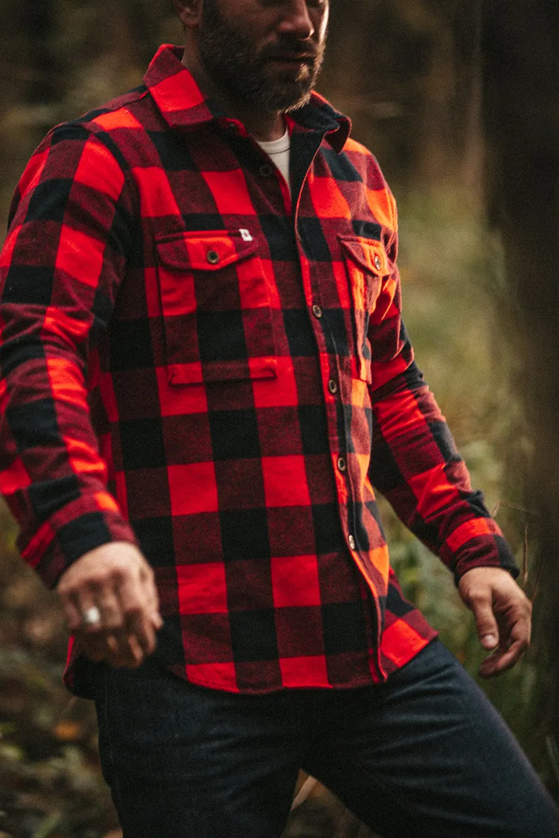 YUKON Flannel Field Shirt Red